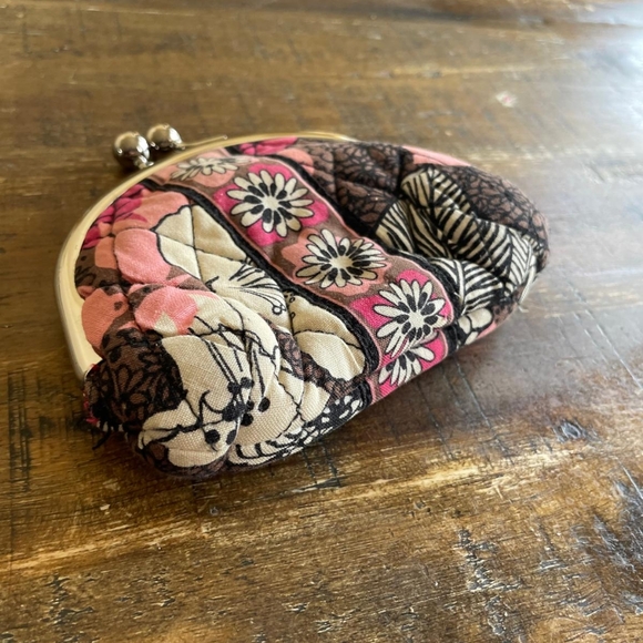 EUC Vera Bradley Double Kiss Lock Pouch - Picture 5 of 6